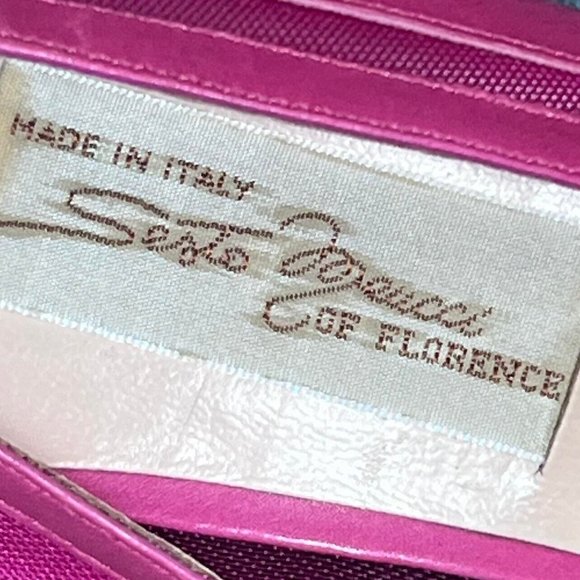 SESTO MEUCCI Vintage Style pumps Woman SHOE Size 6.5 B PINK Leather Italy - Picture 10 of 10